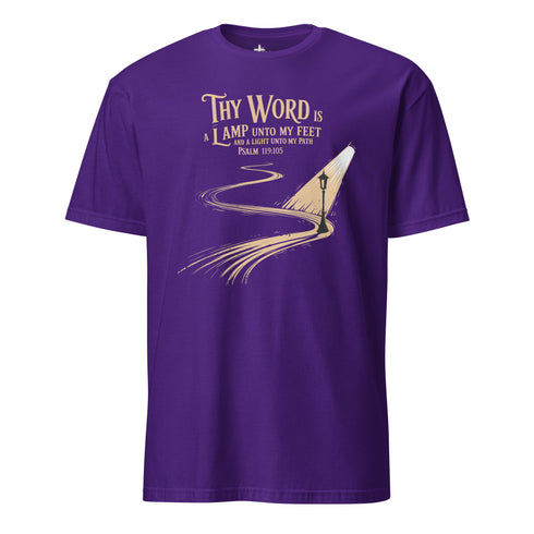 Thy Word is a Lamp unto my feet Christian Bible Verse T-Shirt